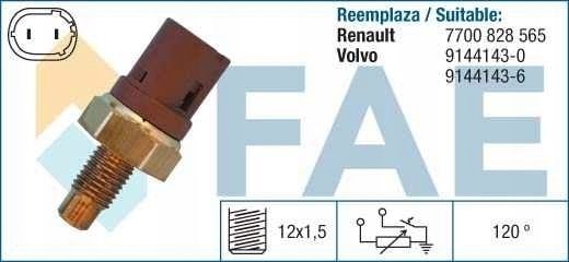 Laguna Safrane 2.0 16 N7Q Valf Hararet Isı Müşürü 7700828565 7439442844