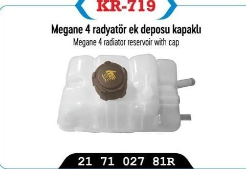 Megane 4 A - IV Radyatör Yedek Su Deposu 217102781R