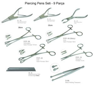 Piercing Pens Seti - Küçük