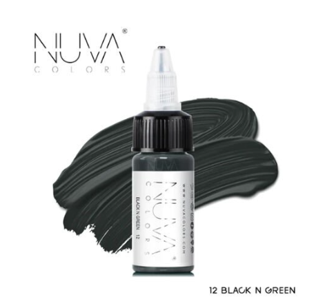 Nuva Colors Black N Green Eyeliner Boyası 15 Ml