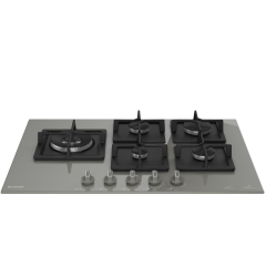 Arçelik OCD K 752-2 DWKYG Wok Gözlü Gri Cam Ankastre Ocak