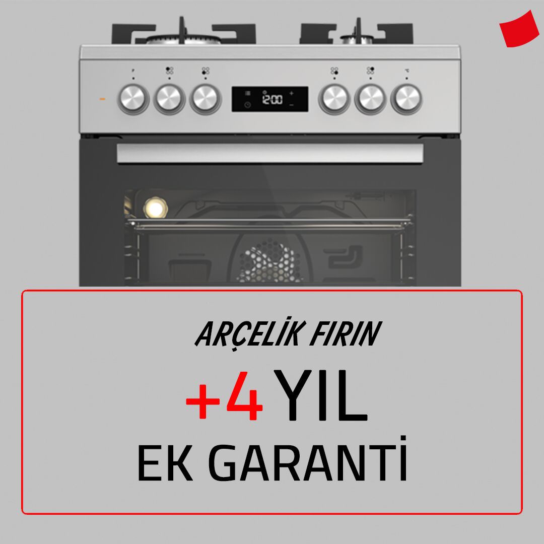 Arçelik Ek Garanti 0-6 Ay + 4 Yil (Fırın'lar için)