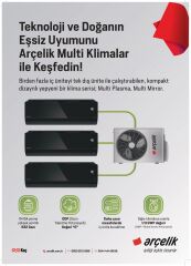 Arçelik Z40609 MD SJ PLASMA - 9K YENİ SERİ Multi Sistem İç Ünite