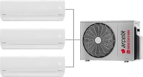 Arçelik Multi Sistem Duvar Tipi 3+1 İnverter 9+9+12 18000Btu Klima ZM18103-9912