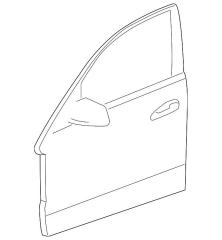 Mercedes-Benz Kapı Kabuğu [212-720-54-00] Sağ ön Kapı