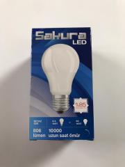 Sakura 8.5 W Beyaz Işık Led Ampul