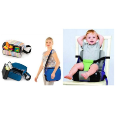 KidsKit Mavi Taşınabilir Mama Sandalyesi