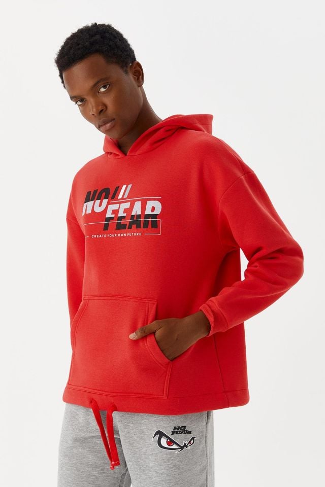 NFR-M500243 NO FEAR KAPÜŞONLU SWEATSHIRT