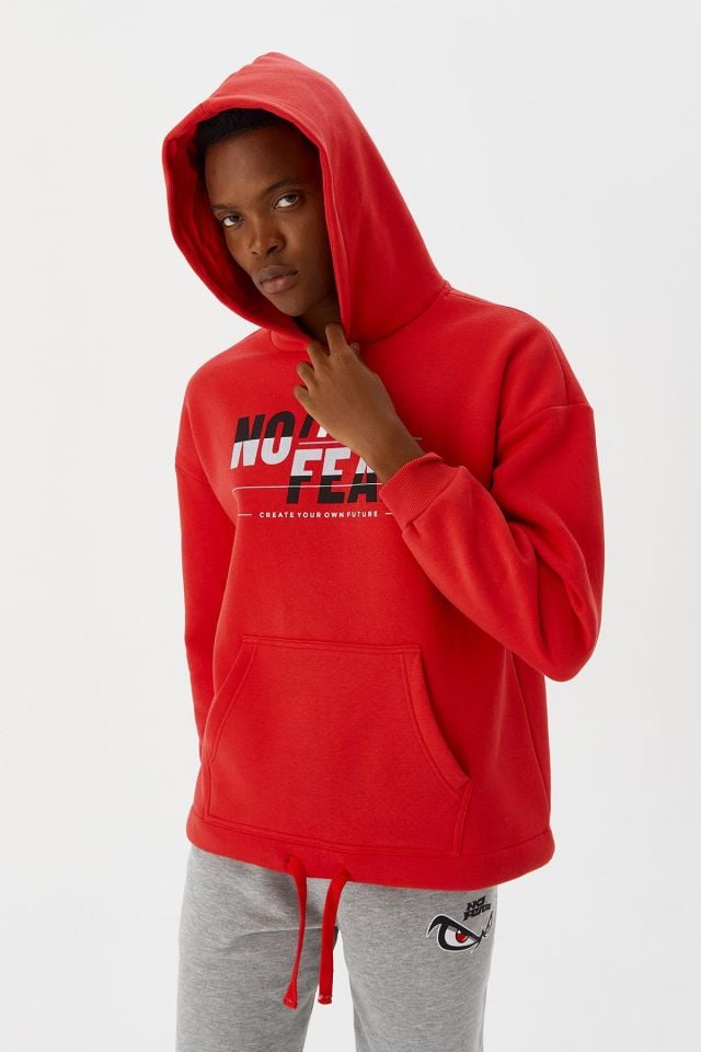 NFR-M500243 NO FEAR KAPÜŞONLU SWEATSHIRT