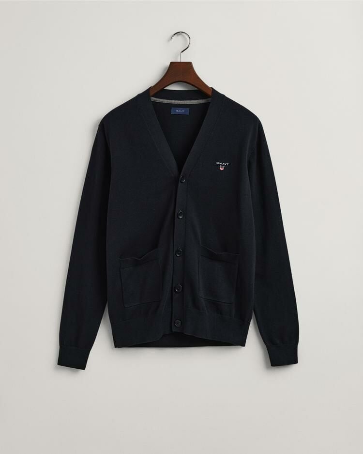 D1. CLASSIC COTTON V-CARDIGAN