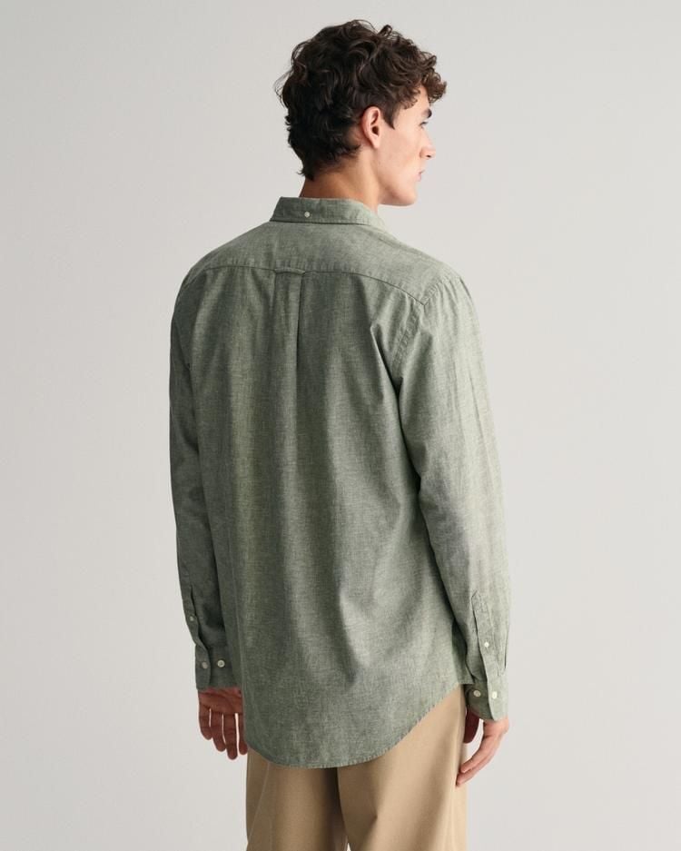 REG COTTON LINEN SHIRT