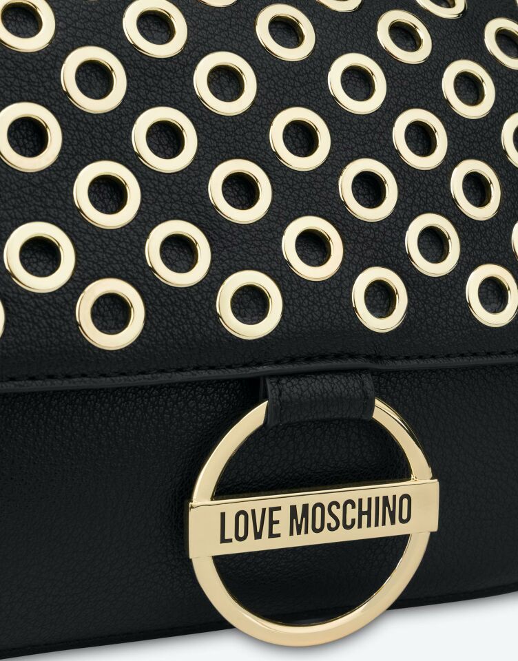 Love Moschino Borsa Eyelets Pu Verde JC4339PP0F