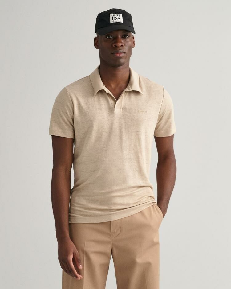 LINEN SOLID SS POLO