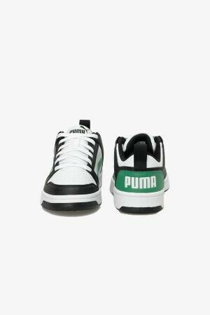 Puma Rebound Layup Lo SL Jr-PUMA White-Green-Black
