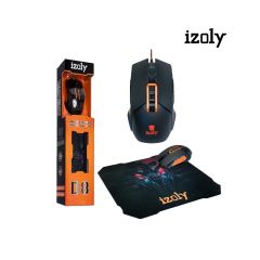 IZOLY D8 GAMING MOUSE + MOUSEPAD
