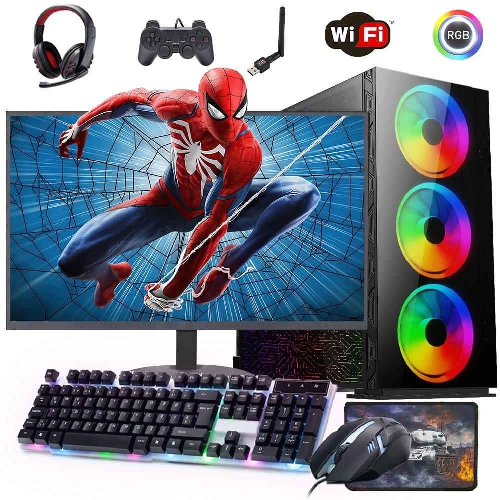 I3 10100F 16GB 480GB SSD 1TB HDD 6GB GTX1660S 24'' Monitörlü (Gaming SET)