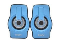 Snopy SN-X23 2.0Multimedia RGBIşıklı 3W*2Siyah/Mavi USBSpeaker