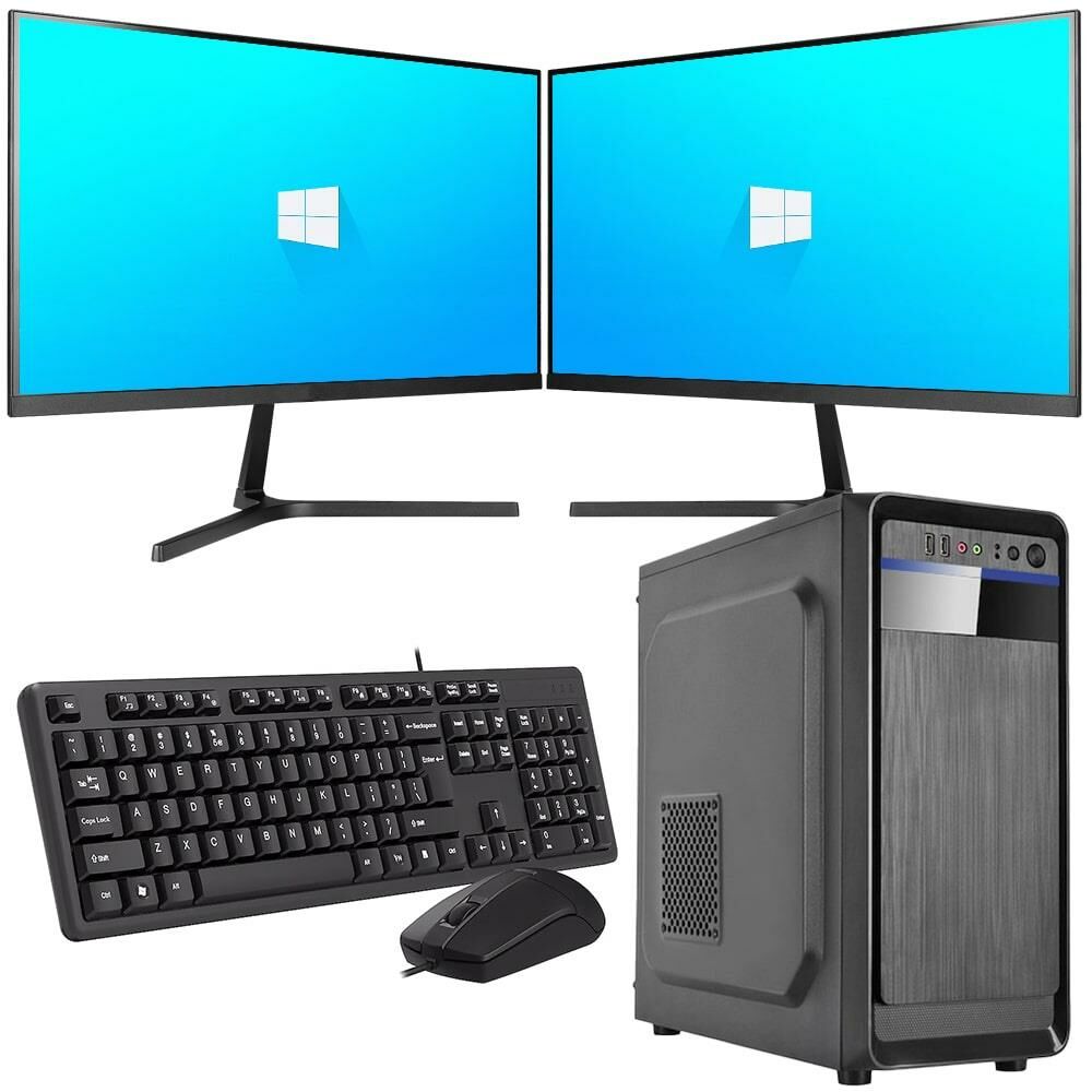 INTEL I3 10100 8GB 120GB SSD Çift 21.5'' Monitörlü Ev ve Ofis Bilgisayarı (Business)