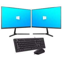 INTEL I3 10100 8GB 240GB SSD Çift 21.5'' Monitörlü Ev ve Ofis Bilgisayarı (Business)