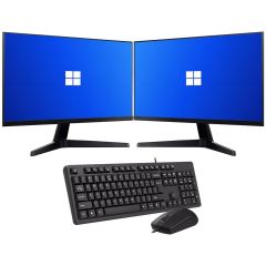 INTEL I5 10400 8GB 120GB SSD Çift 24'' Monitörlü Ev ve Ofis Bilgisayarı (Business)