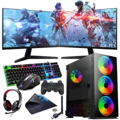 I7 10700F 16GB 120GB SSD 1TB HDD 6GB GTX1660S Çift 24'' Monitörlü (Gaming SET)