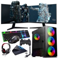 I7 10700F 16GB 240GB SSD 1TB HDD 6GB GTX1660S Çift 24'' Monitörlü (Gaming SET)