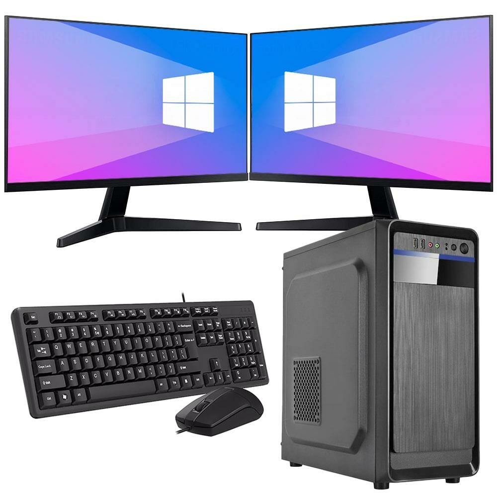 INTEL I7 11700 8GB 120GB SSD Çift 24'' Monitörlü Ev ve Ofis Bilgisayarı (Business)