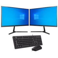 INTEL I7 11700 8GB 240GB SSD Çift 21.5'' Monitörlü Ev ve Ofis Bilgisayarı (Business)