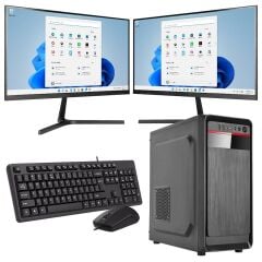 INTEL I7 11700 16GB 480GB SSD Çift 24'' Monitörlü Ev ve Ofis Bilgisayarı (Business)