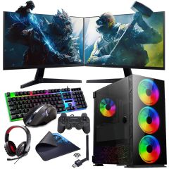 İ7 11700F 16GB 480SSD 8GB RTX3050 Çift 24'' Monitörlü (Gaming SET)