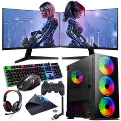 İ7 12700F 16GB 480SSD 4GB GTX1650 Çift 24'' Monitörlü (Gaming SET)