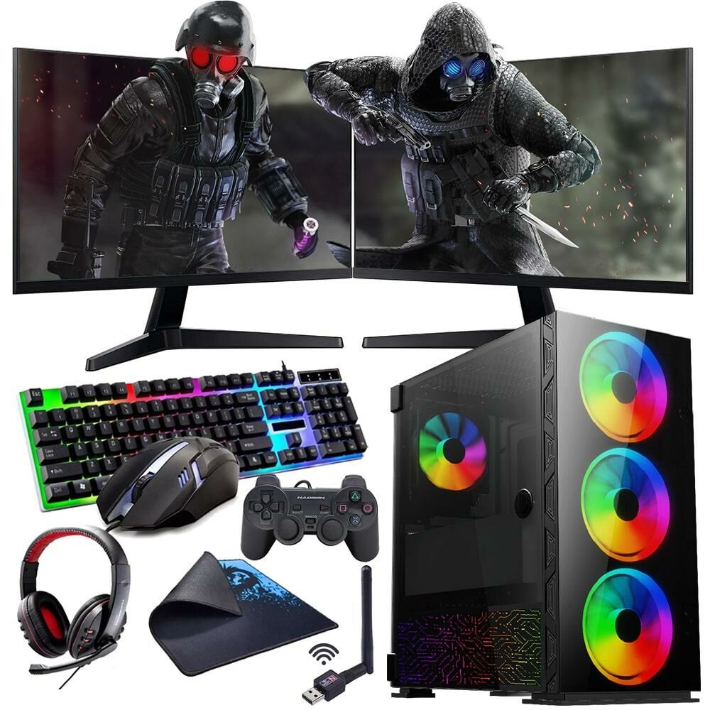 I7 12700F 16GB 1TB m2 6GB GTX1660S Çift 24'' Monitörlü (Gaming SET)