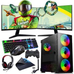 INTEL i3 13100F 16GB 1TB M2 4GB GTX1650 Çift 24'' Mon. (Gaming SET)