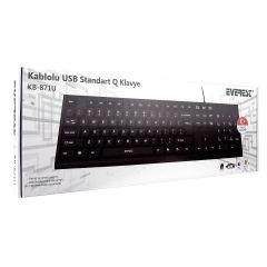 Everest KB-871U Siyah USB Q Standart Klavye