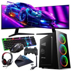 I5 10400F 16GB 120GB SSD 1TB HDD 6GB GTX1660S Çift 24'' Monitörlü (Gaming SET)