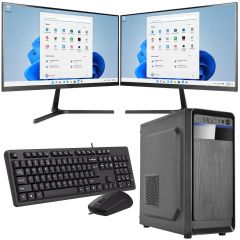 INTEL I7 14700K 8GB 240GB SSD Çift 27'' Monitörlü Ev ve Ofis Bilgisayarı (Business)