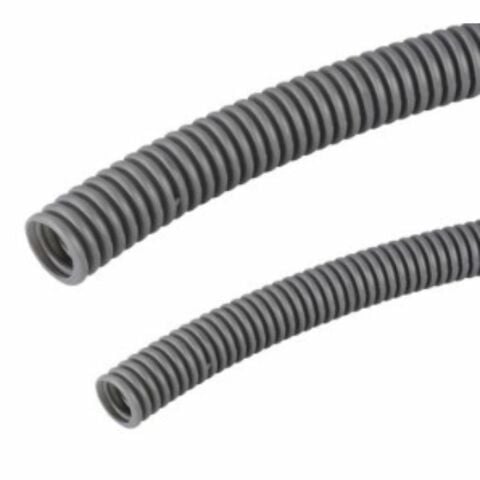 MUTLUSAN Ø25 H.FREE SPİRAL BORU (ALEV YAYAN) (GRİ)  (50 METRE)