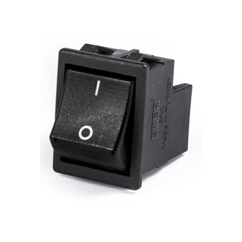EMAS A14B1H10 30X22MM SİYAH IŞIKSIZ 2NA TERMİNALLİ ASAL SWİTCH