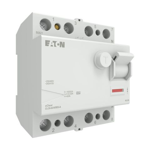 EATON CLC6-63/4/003-A Artık Akım Devre Kesiciler (A tipi) 4x63A, 6kA, 30mA
