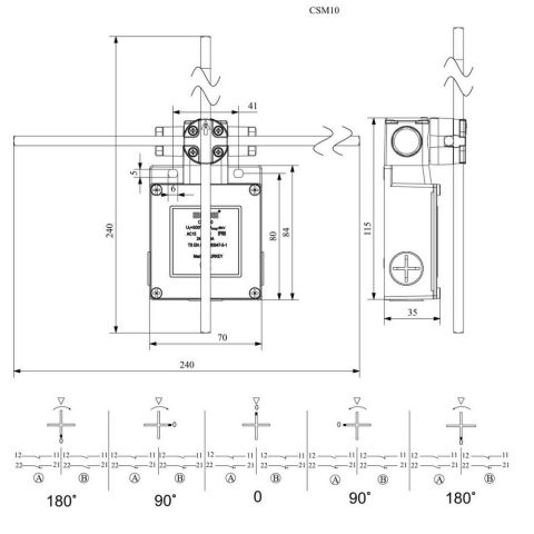 EMAS CSM10 360 DERECE TAM TUR DÖNÜŞLÜ ÇATAL SİVİÇ
