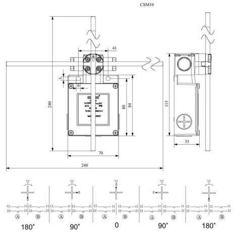 EMAS CSM10 360 DERECE TAM TUR DÖNÜŞLÜ ÇATAL SİVİÇ