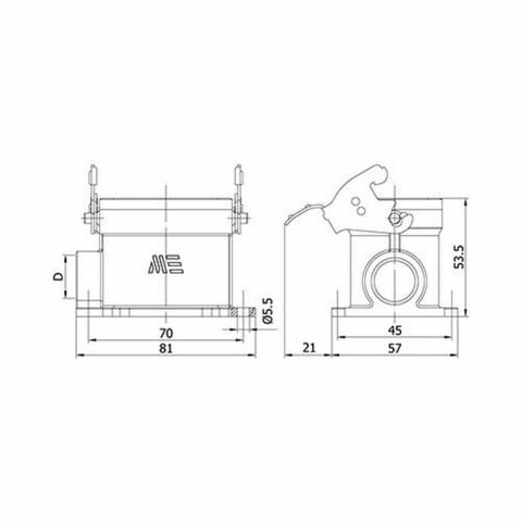METE ENERJİ 6X16A. ÇOKLU DUVAR PRİZİ METAL MANDALLI  403096S