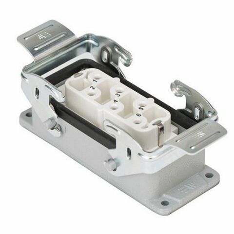 METE ENERJİ 6X35A. ÇOKLU MAKİNE PRİZİ METAL MANDALLI 403100S