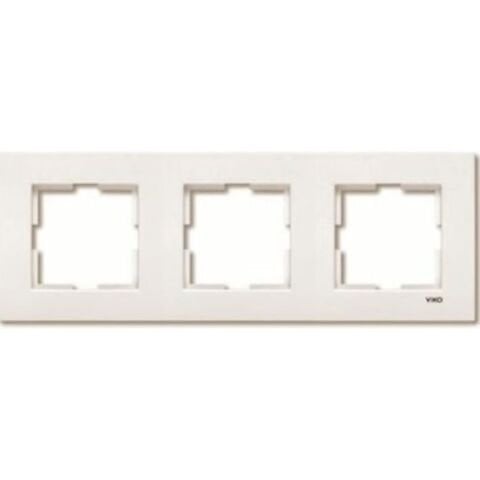 VİKO -KARRE KREM 3-LÜ YATAY ÇERÇEVE-90960212