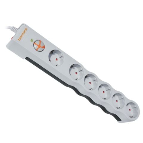 TUNÇMATİK POWERSURGE 6 LI AKIM KORUMALI PRİZ TSK6135
