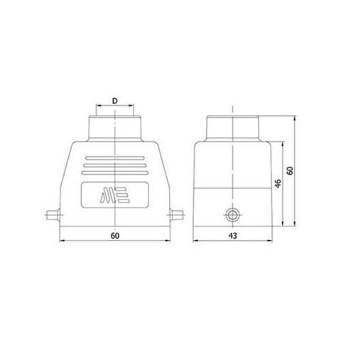 METE ENERJİ 6X16A. ÇOKLU UZATMA FİŞİ  ÜST GİRİŞLİ 403110