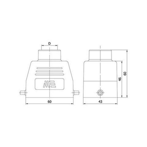 METE ENERJİ 6X16A. ÇOKLU UZATMA FİŞİ  ÜST GİRİŞLİ 403110