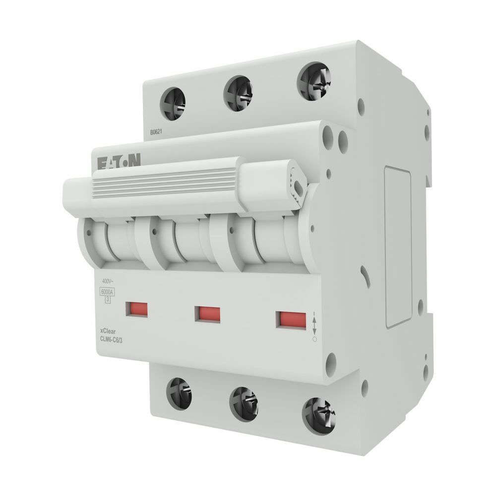 EATON CLM6-C6/3 Minyatür Devre Kesici - 6kA - C eğrisi - 3x6A-EATON