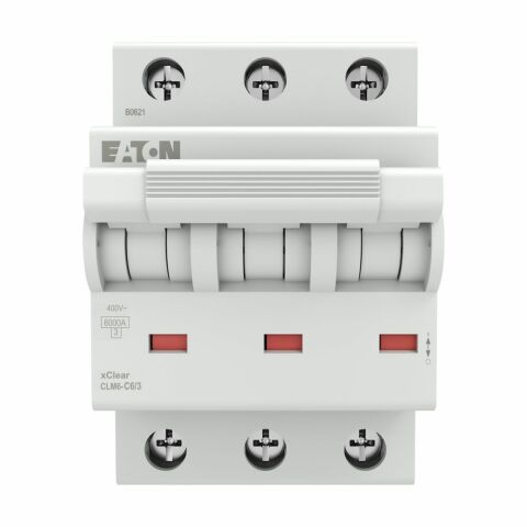 EATON CLM6-C6/3 Minyatür Devre Kesici - 6kA - C eğrisi - 3x6A-EATON