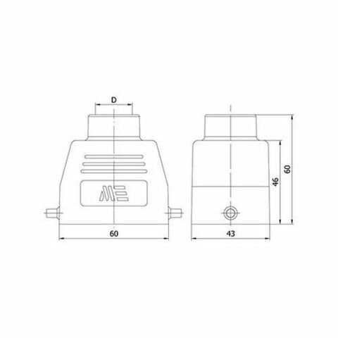 METE ENERJİ 6X16A. ÇOKLU UZATMA PRİZİ ÜST GİRİŞLİ 403111